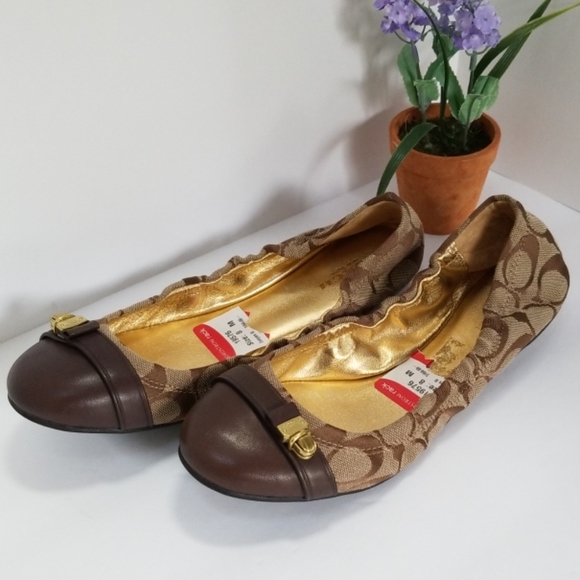 Coach Shoes - Coach Ballet Flat Sz 8 NWT
